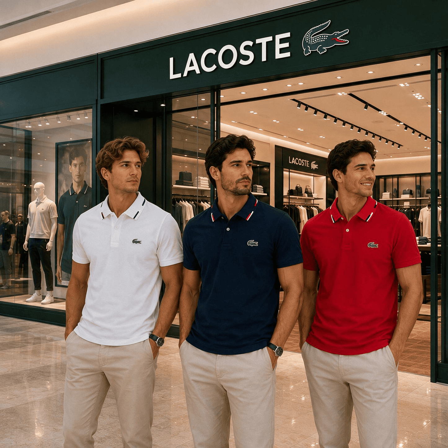 PACK 3 POLOS LACOSTE – EDICIÓN PREMIUM | 70% DE DESCUENTO ¡SOLO HOY! | PAGA AL RECIBIR
