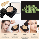 DermaGlow Cushion Pro™ Base Inteligente de Alta Cobertura con Efecto Piel Perfect