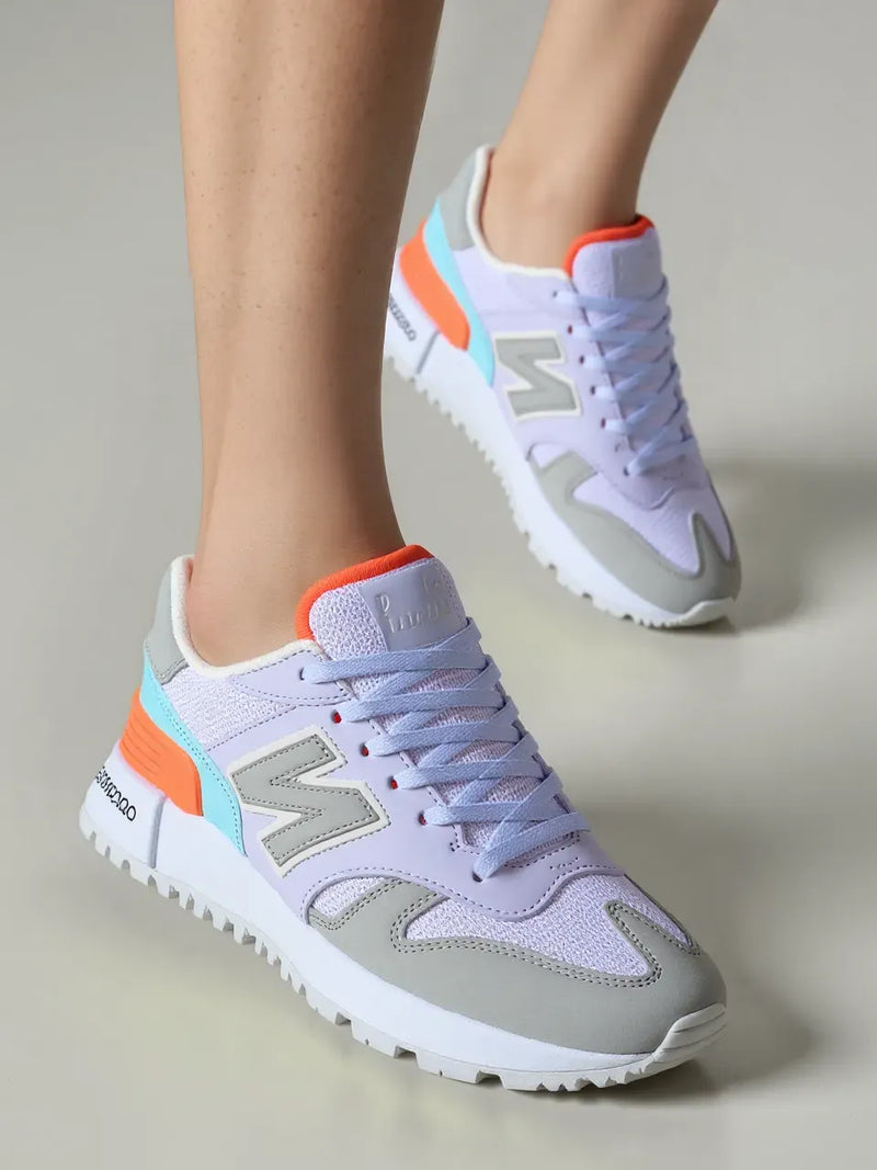 NEW BALANCE GRIS NARANJA