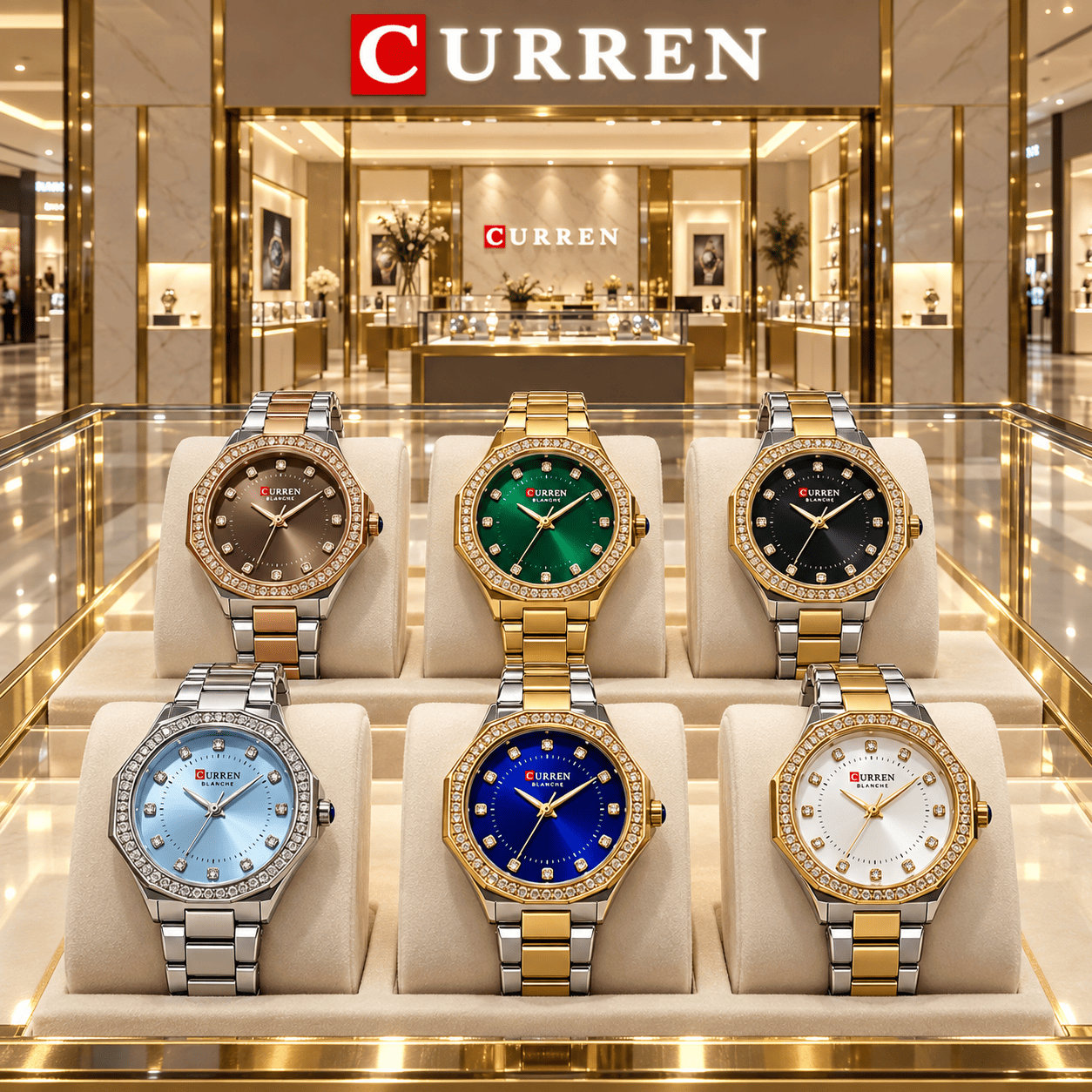💎 RELOJ CURREN BLANCHE™ – EDICIÓN LIMITADA - LUJO Y ELEGANCIA FEMENINA | ¡PAGA AL RECIBIR! 🚚💥 ¡70% DE DESCUENTO SOLO POR HOY! 🔥