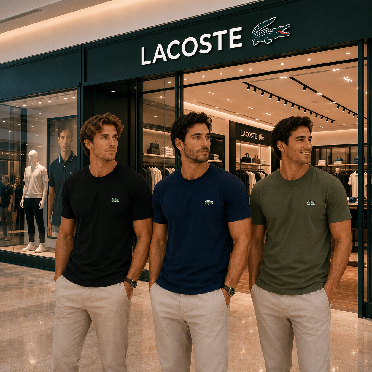 PACK 3 CAMISETAS LACOSTE – EDICIÓN PREMIUM | 70% DE DESCUENTO ¡SOLO HOY! | PAGA AL RECIBIR