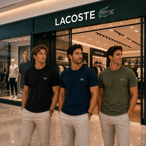 PACK 3 CAMISETAS LACOSTE – EDICIÓN PREMIUM | 70% DE DESCUENTO ¡SOLO HOY! | PAGA AL RECIBIR