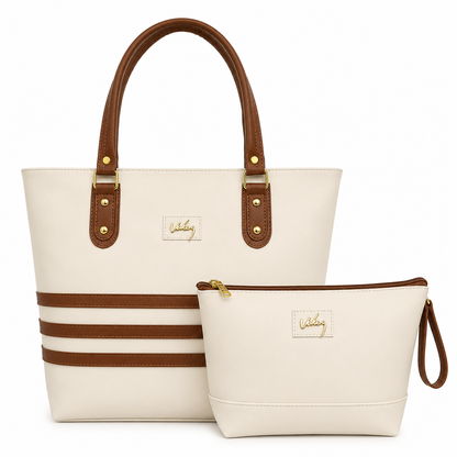 Kit 2x1 Esencia Vélez – Bolso Premium + Cosmetiquera de Regalo | 70% OFF