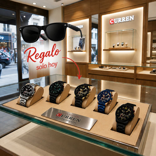 ¡HOY COMPRAS EL RELOJ Y LAS GAFAS VAN GRATIS! ¡Últimas unidades disponibles! Paga al recibir