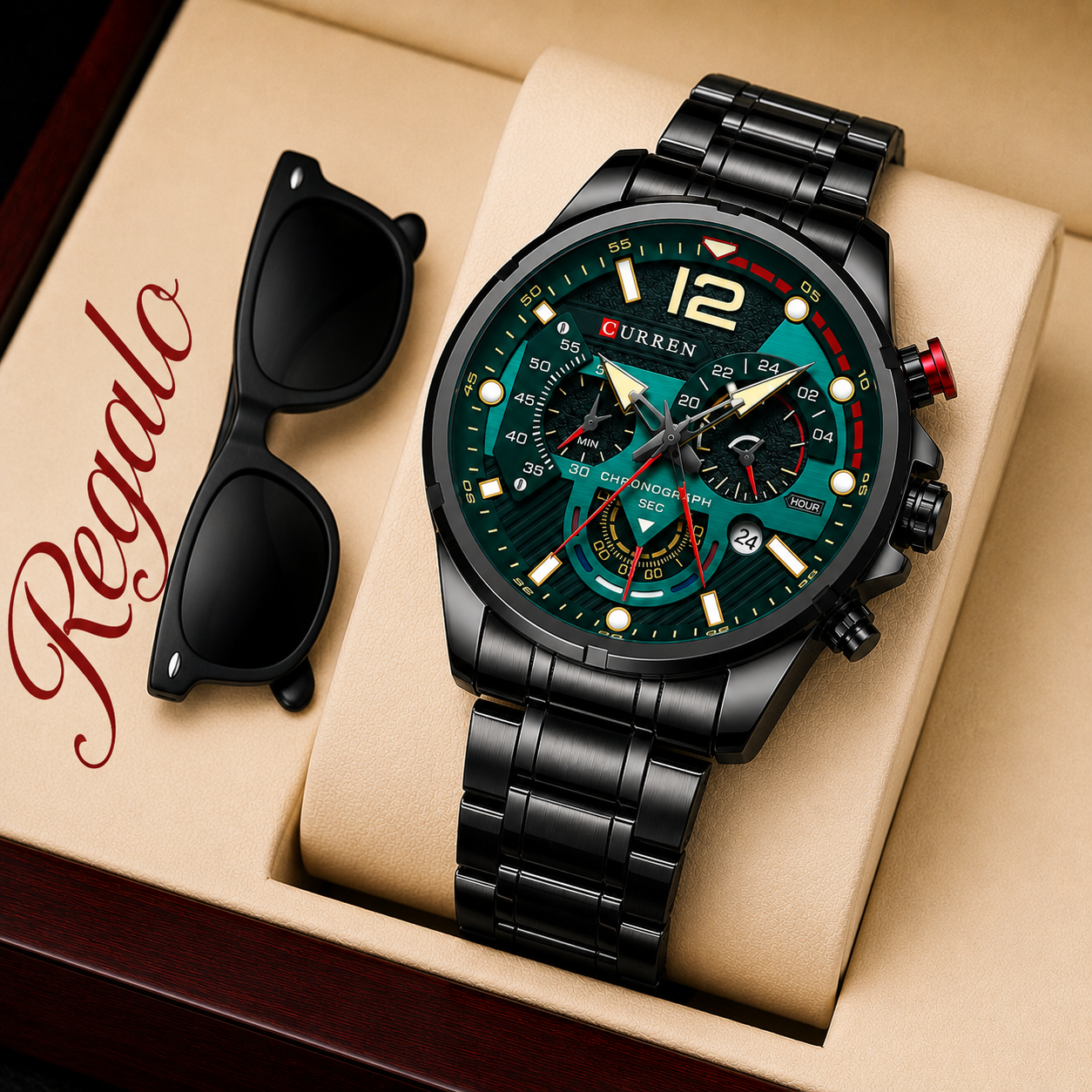 ¡HOY COMPRAS EL RELOJ Y LAS GAFAS VAN GRATIS! ¡Últimas unidades disponibles! Paga al recibir