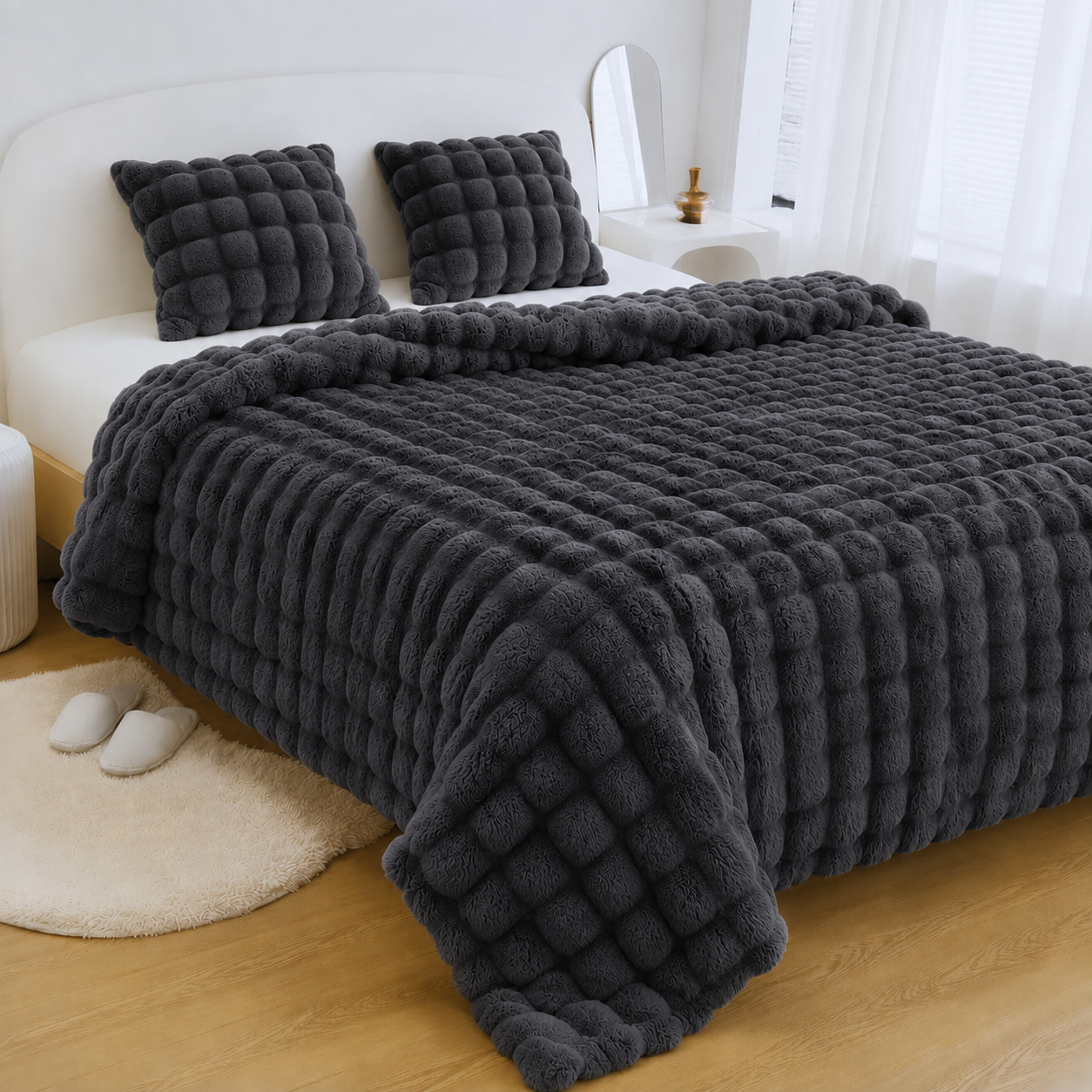 COBIJA ROYAL SOFT™ – Edición Premium de Piel de Conejo | ¡70% OFF! Paga al Recibir