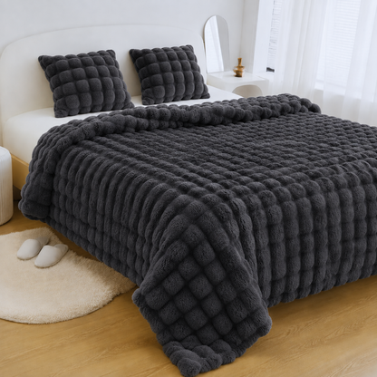 COBIJA ROYAL SOFT™ – Edición Premium de Piel de Conejo | ¡70% OFF! Paga al Recibir