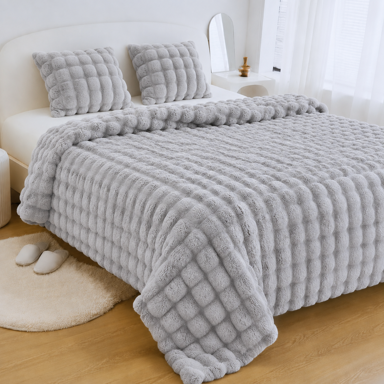 COBIJA ROYAL SOFT™ – Edición Premium de Piel de Conejo | ¡70% OFF! Paga al Recibir