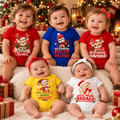 ❤️🎄 MI PRIMERA NAVIDAD – UN RECUERDO DE AMOR PARA TODA LA VIDA | BODY NAVIDEÑO PARA BEBÉ 🎁✨ 70% DE DESCUENTO SOLO HOY | PAGA AL RECIBIR