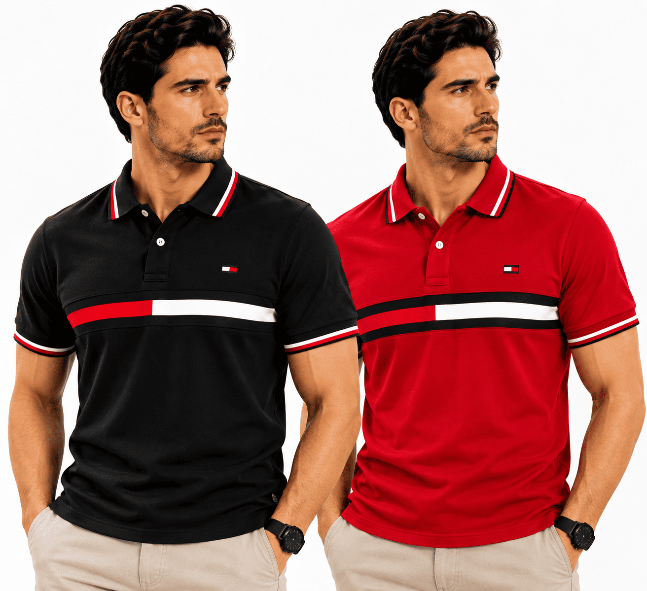 POLO TOMMY HILFIGER  PACK x2  - EDICIÓN PREMIUM | 70% DE DESCUENTO SOLO HOY | PAGA AL RECIBIR