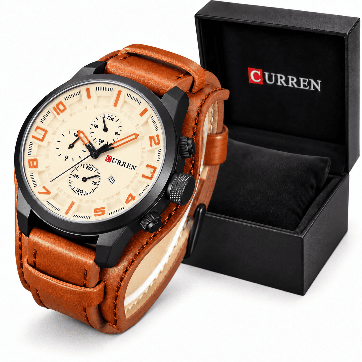 RELOJ CURREN 8225 – ELEGANCIA PREMIUM CON CORREA DE CUERO | ¡PAGA AL RECIBIR! 🚚💥 ¡70% DE DESCUENTO SOLO POR HOY! 🔥
