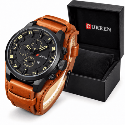RELOJ CURREN 8225 – ELEGANCIA PREMIUM CON CORREA DE CUERO | ¡PAGA AL RECIBIR! 🚚💥 ¡70% DE DESCUENTO SOLO POR HOY! 🔥