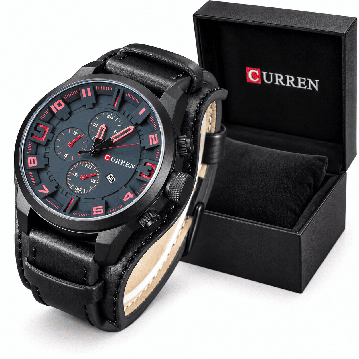 RELOJ CURREN 8225 – ELEGANCIA PREMIUM CON CORREA DE CUERO | ¡PAGA AL RECIBIR! 🚚💥 ¡70% DE DESCUENTO SOLO POR HOY! 🔥