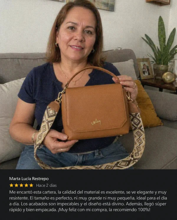 ✨ Durabilidad 10 Años - Bolso Vélez de Cuero