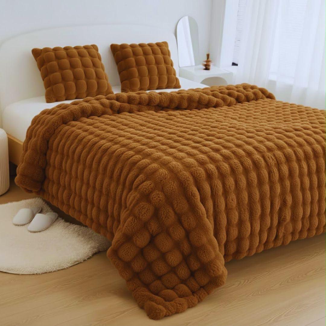 COBIJA ROYAL SOFT™ – Edición Premium de Piel de Conejo | ¡70% OFF! Paga al Recibir