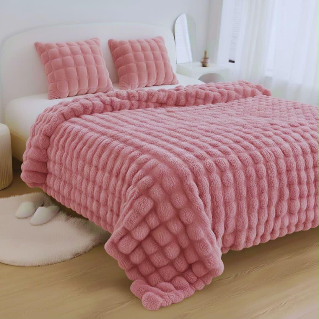 COBIJA ROYAL SOFT™ – Edición Premium de Piel de Conejo | ¡70% OFF! Paga al Recibir