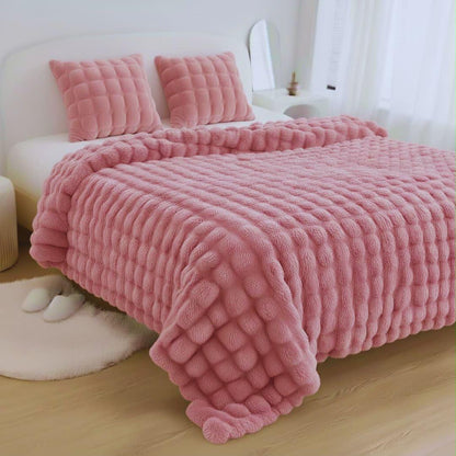 COBIJA ROYAL SOFT™ – Edición Premium de Piel de Conejo | ¡70% OFF! Paga al Recibir