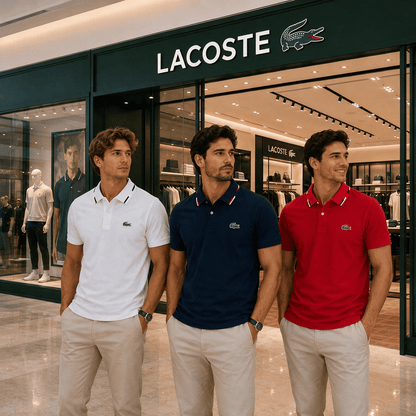 PACK 3 POLOS LACOSTE – EDICIÓN PREMIUM | 70% DE DESCUENTO ¡SOLO HOY! | PAGA AL RECIBIR